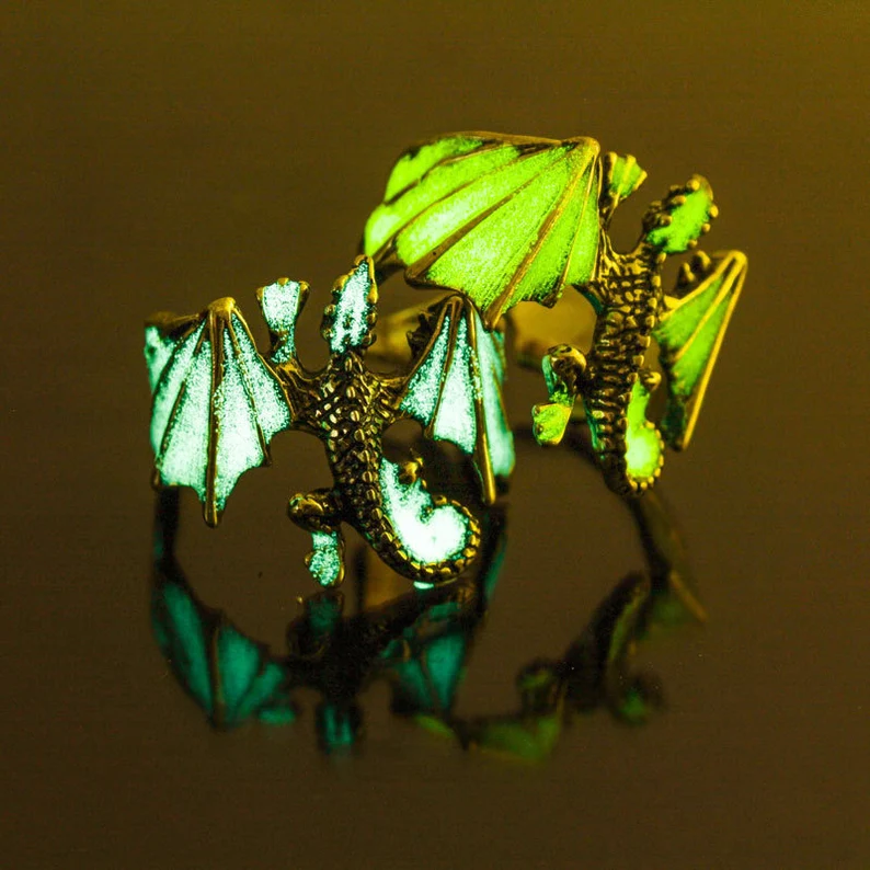 Glowing Dragon Rings