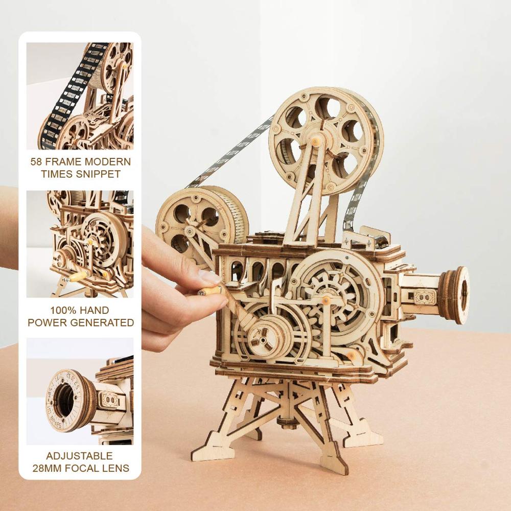 Hand Crank Projector Puzzle