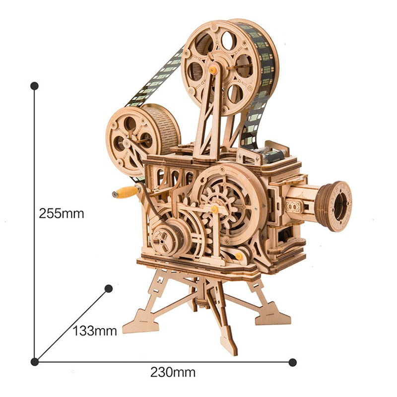 Hand Crank Projector Puzzle