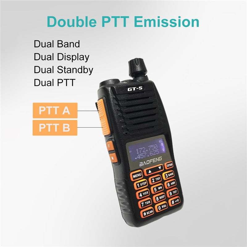 GT-5 10W Walkie Talkie / HAM Radio