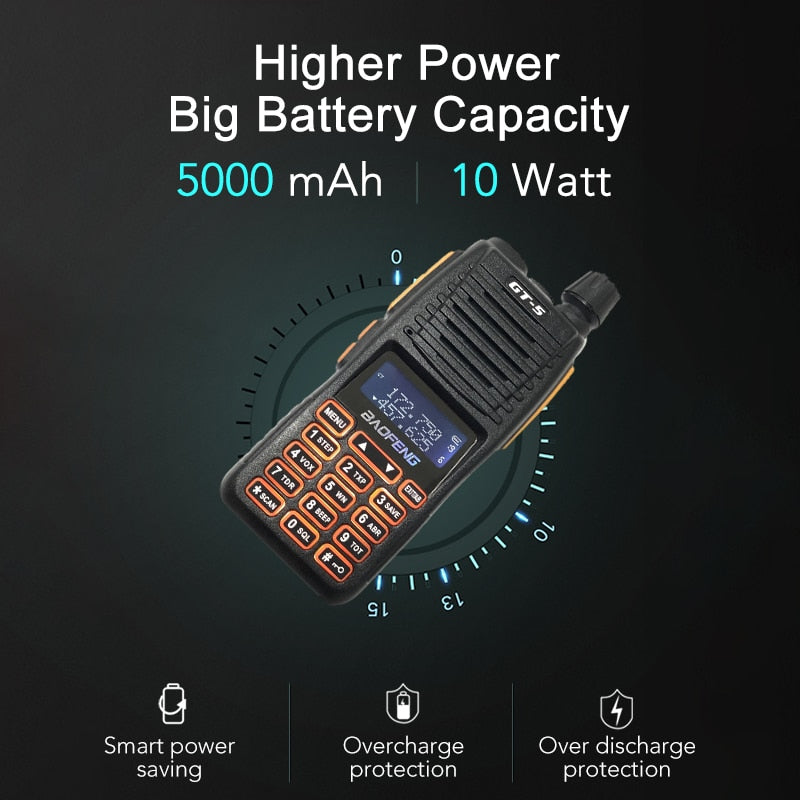 GT-5 10W Walkie Talkie / HAM Radio